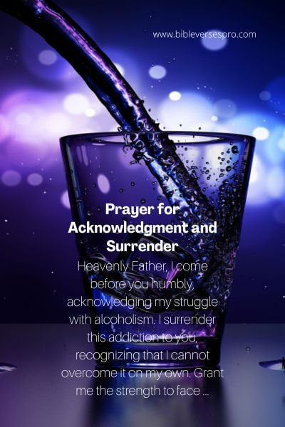Prayer for Acknowledgment and Surrender