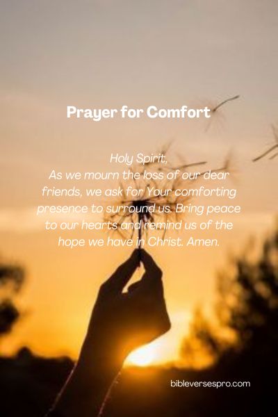 Prayer For Comfort