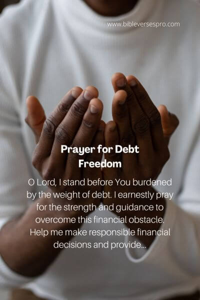 Prayer For Debt Freedom