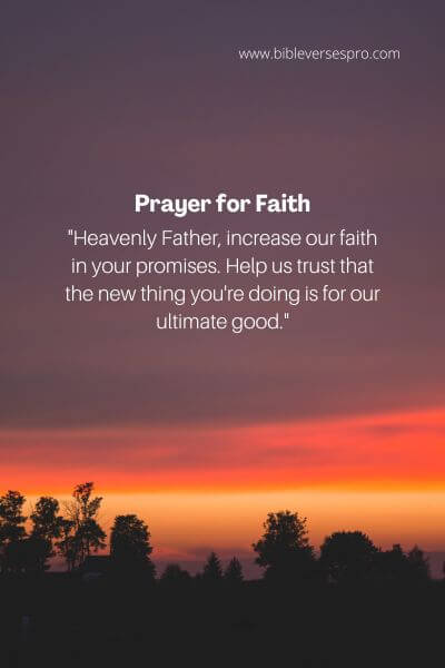Prayer For Faith