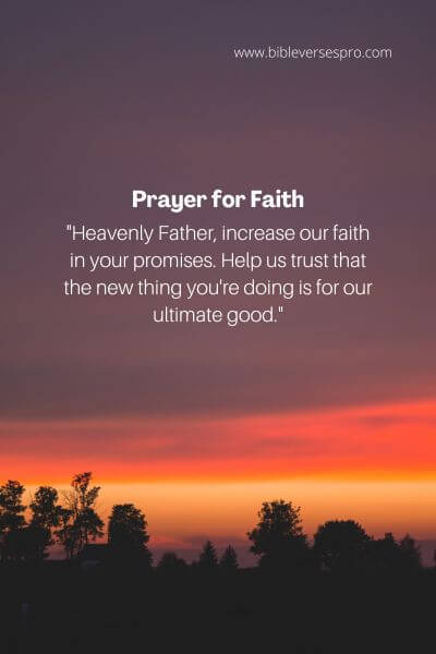 Prayer for Faith