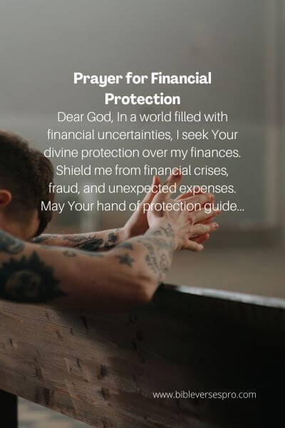 Prayer For Financial Protection