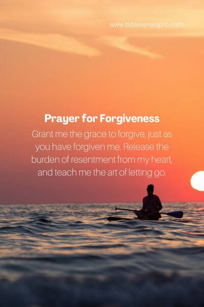 Prayer for Forgiveness