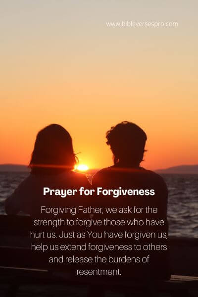 Prayer for Forgiveness