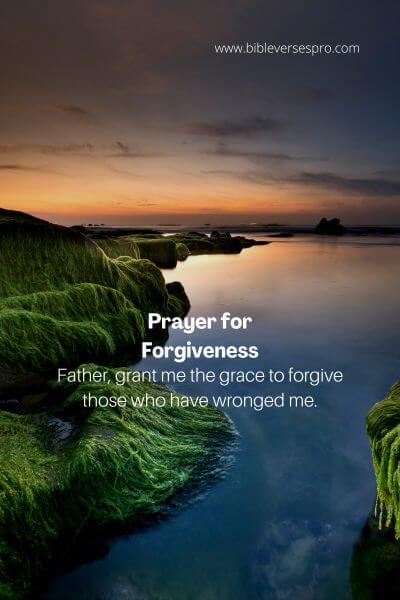 Prayer for Forgiveness