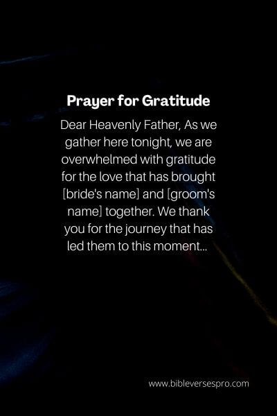 Prayer for Gratitude