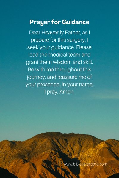 Prayer for Guidance
