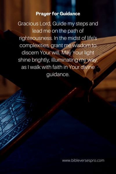 Prayer for Guidance
