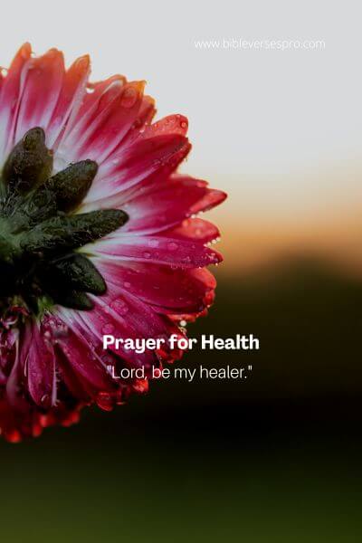 Prayer For Health