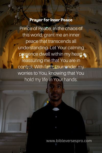 Prayer for Inner Peace
