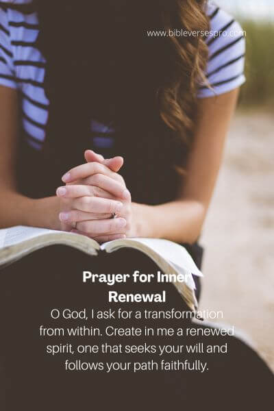 Prayer for Inner Renewal