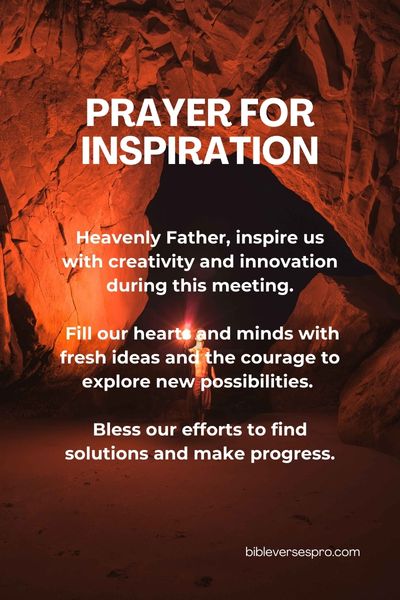 Prayer For Inspiration