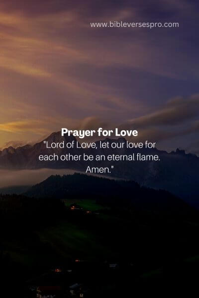 Prayer For Love