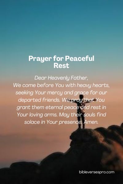 Prayer For Peaceful Rest