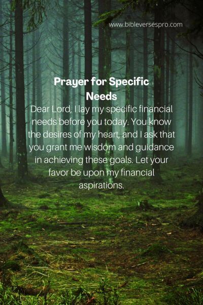 Prayer for Specific Needs