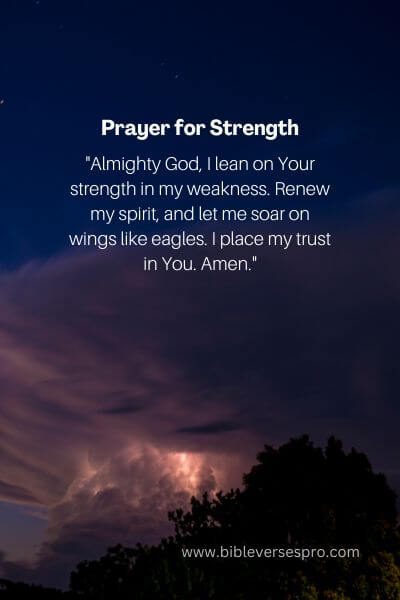 Prayer for Strength