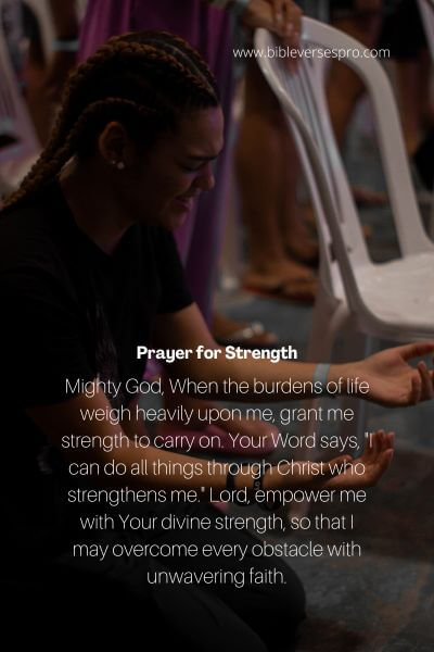 Prayer for Strength