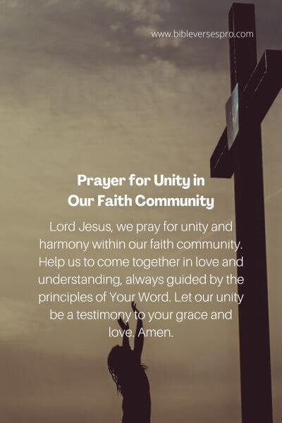 Prayer for Unity in Our Faith Community