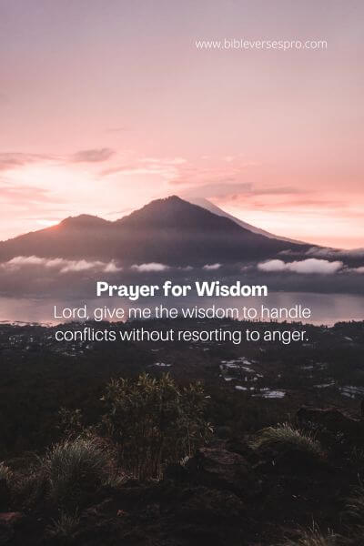 Prayer for Wisdom