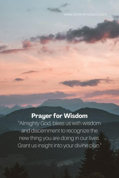 Prayer for Wisdom
