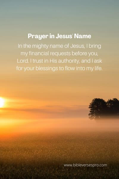 Prayer in Jesus' Name