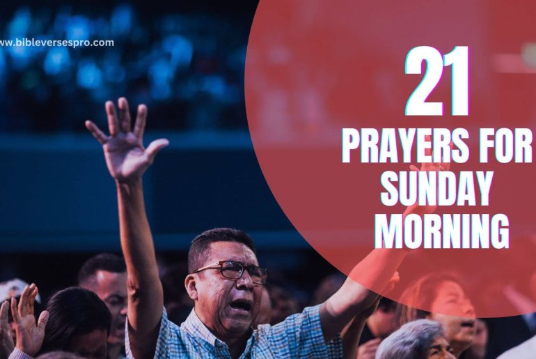 Prayers For Sunday Morning
