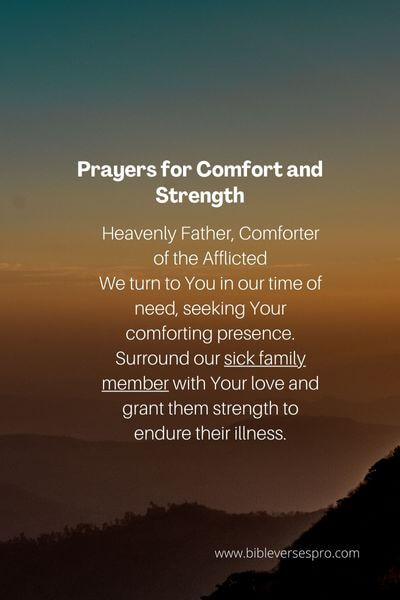 Prayers For Comfort And Strength