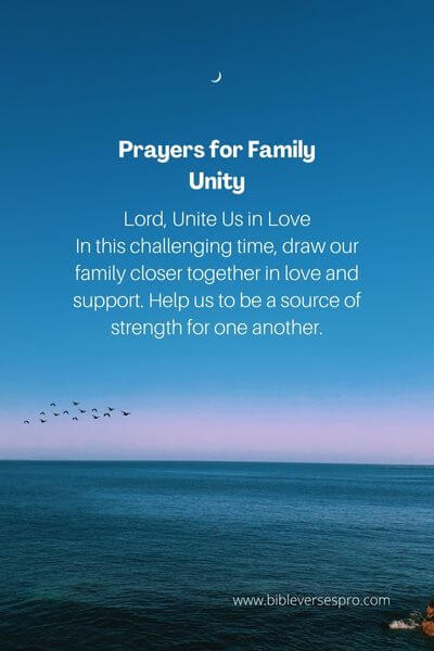 Prayers For Family Unity