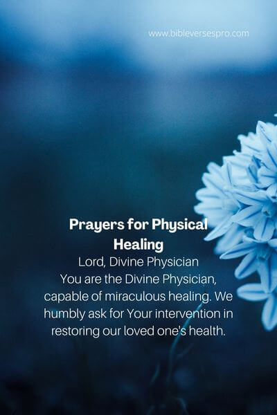 Prayers for Physical Healing