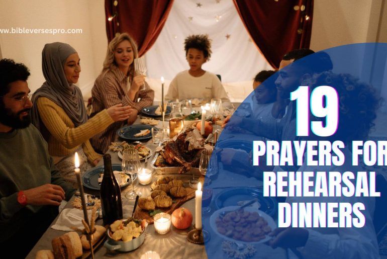 19 Sample Prayers for Rehearsal Dinners 2024