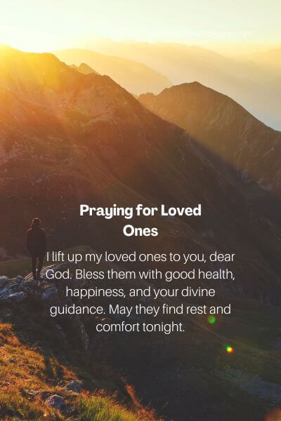 Praying for Loved Ones