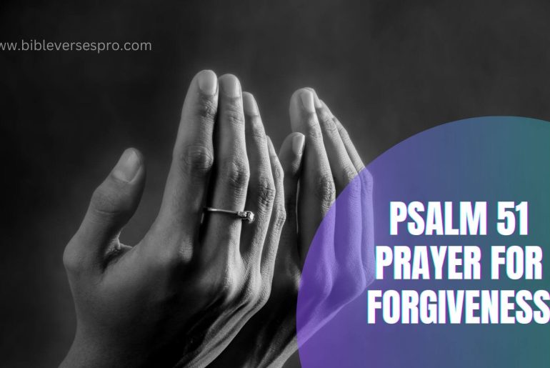Psalm 51 Prayer For Forgiveness