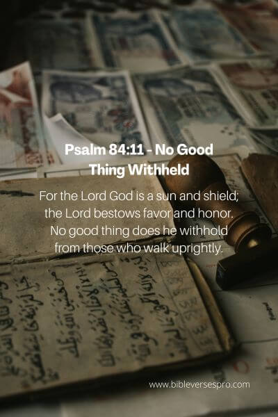 Psalm 84_11 - No Good Thing Withheld