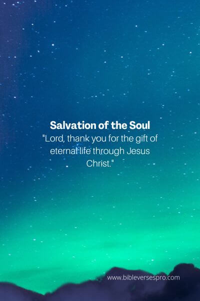 Salvation Of The Soul