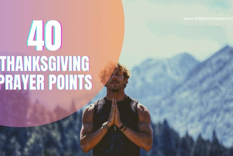 Thanksgiving Prayer Points