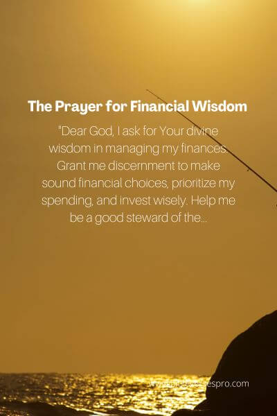 The Prayer for Financial Wisdom