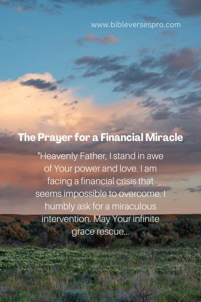 The Prayer for a Financial Miracle