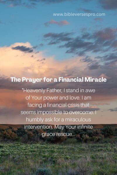 The Prayer For A Financial Miracle