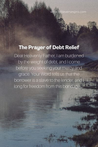 The Prayer of Debt Relief