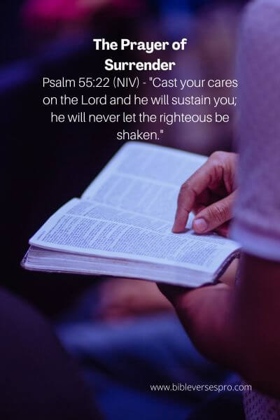 The Prayer of Surrender