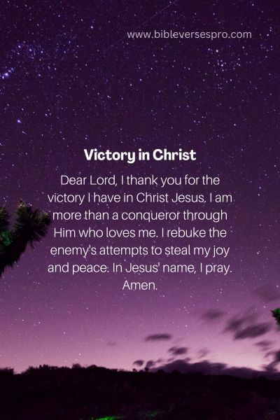 Victory In Christ