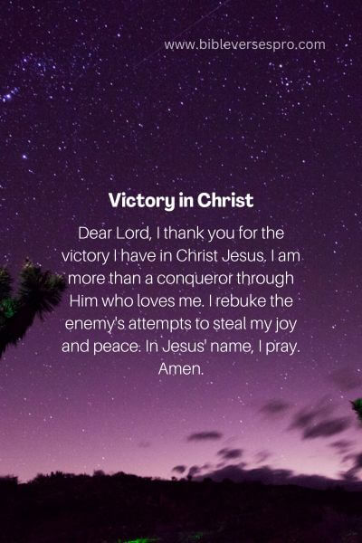 Victory in Christ