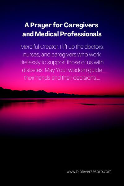 A Prayer for Caregivers and Medical Professionals