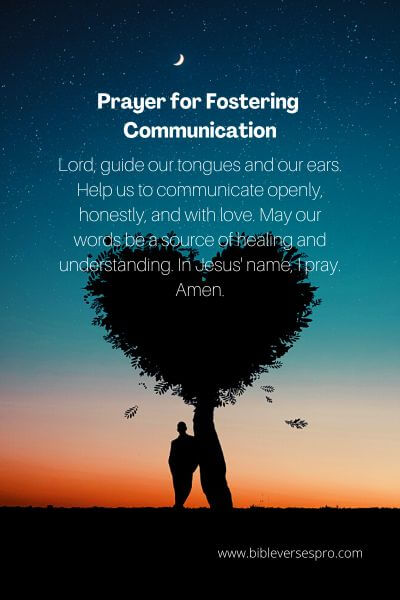 Prayer For Fostering Communication