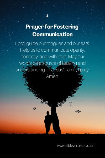 Prayer for Fostering Communication
