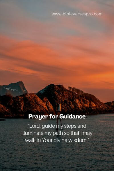 Prayer for Guidance