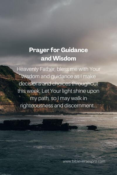 Prayer for Guidance and Wisdom