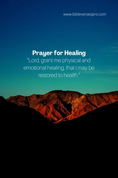 Prayer for Healing