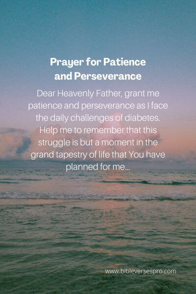 Prayer For Patience And Perseverance