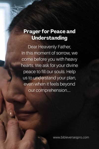 Prayer for Peace and Understanding